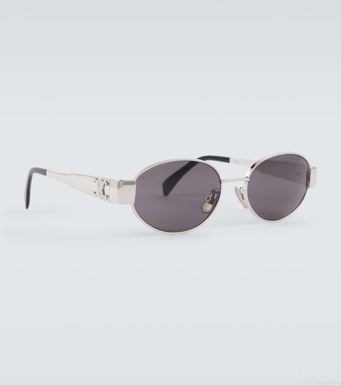 Celine EyewearTriomphe 01 oval sunglasses Celine EyewearTriomphe 01 oval sunglasses