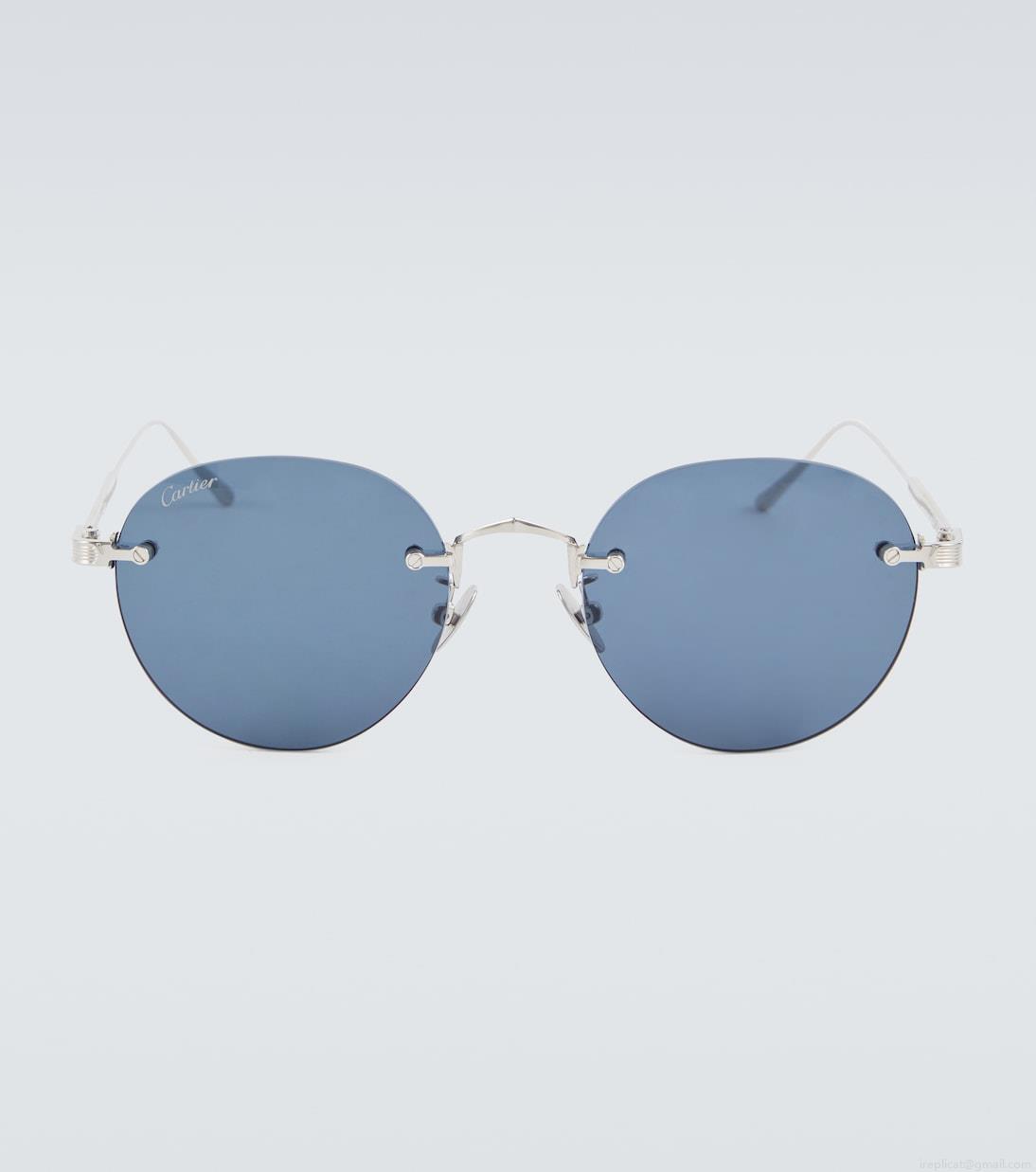 Cartier Eyewear CollectionSignature C de Cartier round sunglasses Cartier Eyewear CollectionSignature C de Cartier round sunglasses