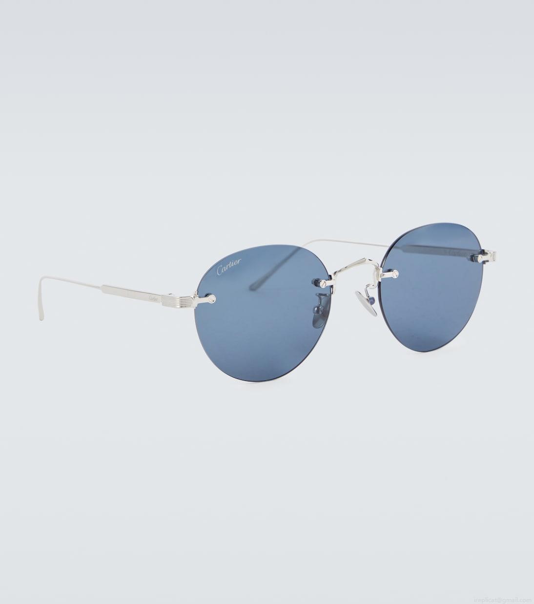 Cartier Eyewear CollectionSignature C de Cartier round sunglasses Cartier Eyewear CollectionSignature C de Cartier round sunglasses