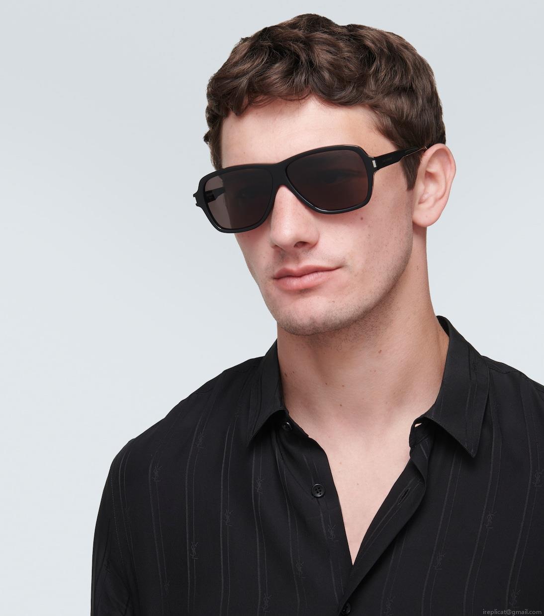 Saint LaurentSL 609 Carolyn shield sunglasses Saint LaurentSL 609 Carolyn shield sunglasses