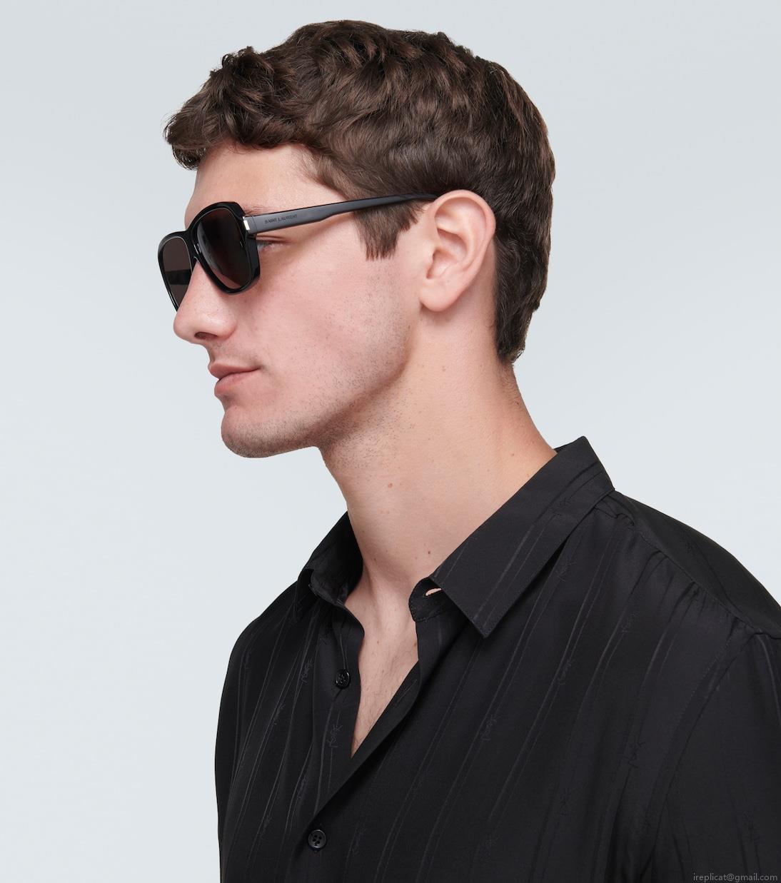 Saint LaurentSL 609 Carolyn shield sunglasses Saint LaurentSL 609 Carolyn shield sunglasses