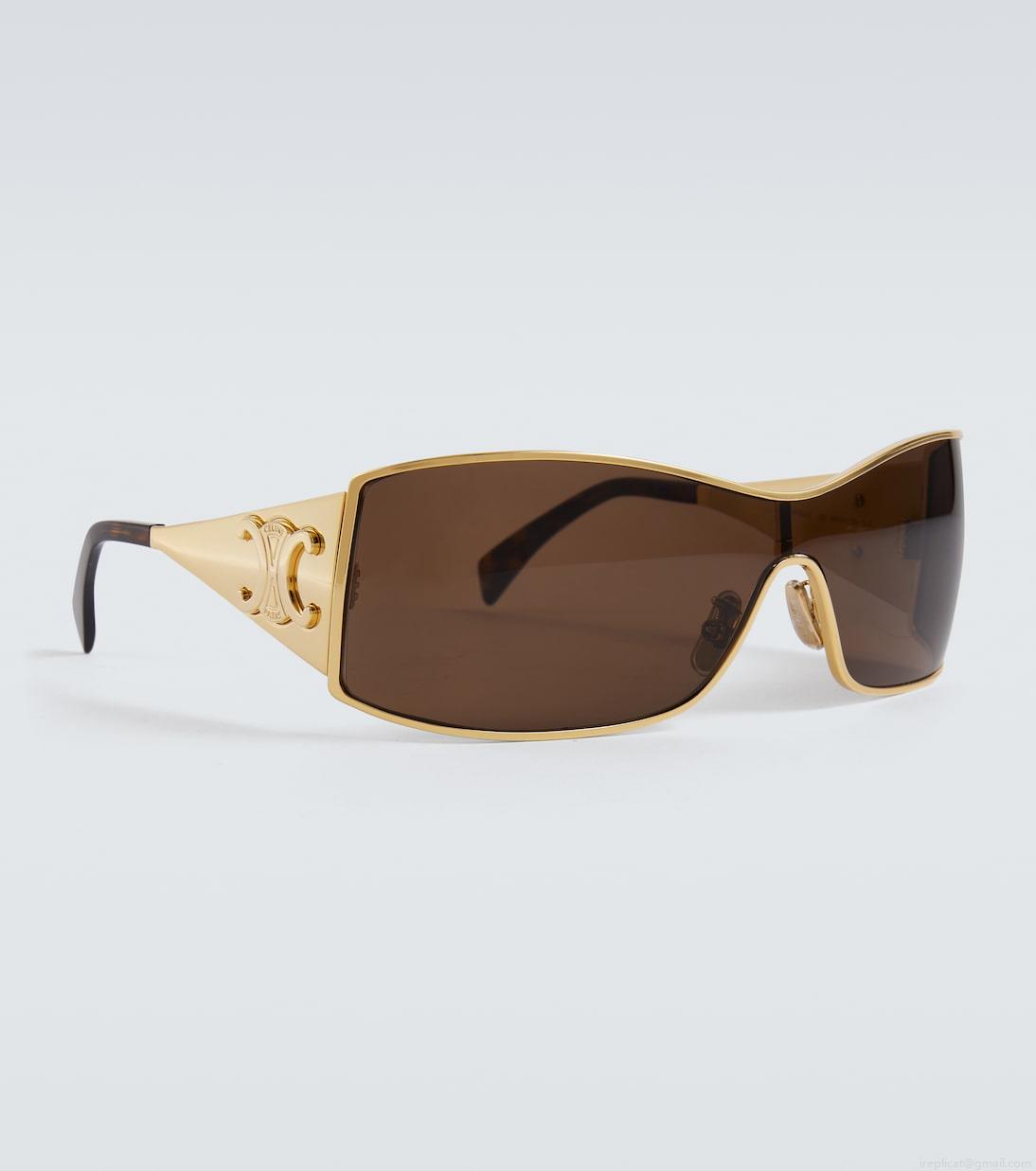 Celine EyewearTriomphe Metal Racer rectangular sunglasses Celine EyewearTriomphe Metal Racer rectangular sunglasses