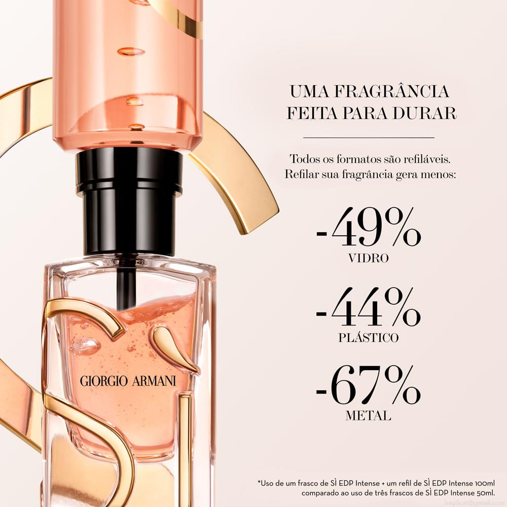 Perfume Giorgio Armani Sì Intense Eau de Parfum Feminino Refil 100 ml Perfume Giorgio Armani Sì Intense Eau de Parfum Feminino Refil 100 ml