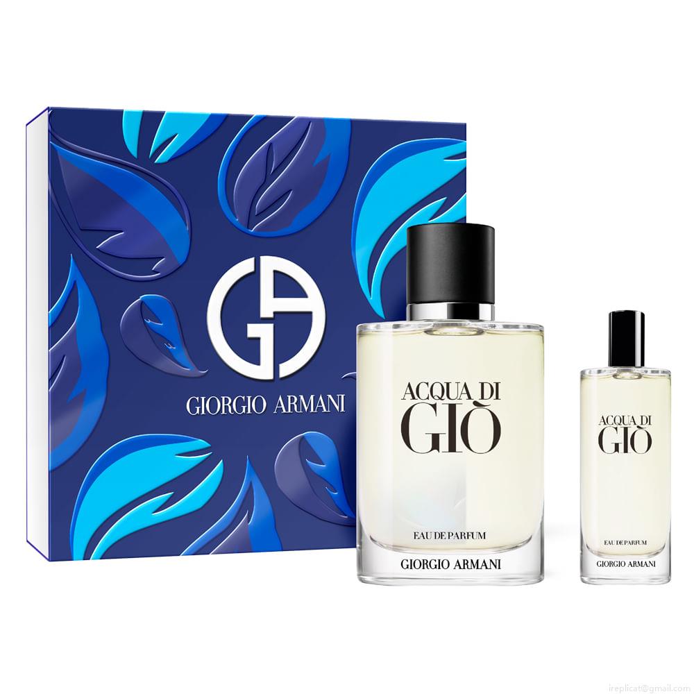 Kit Perfume Giorgio Armani Acqua Di Gio Pour Homme Eau de Parfum Masculino100 ml + Miniatura 15 ml Kit Perfume Giorgio Armani Acqua Di Gio Pour Homme Eau de Parfum Masculino100 ml + Miniatura 15 ml