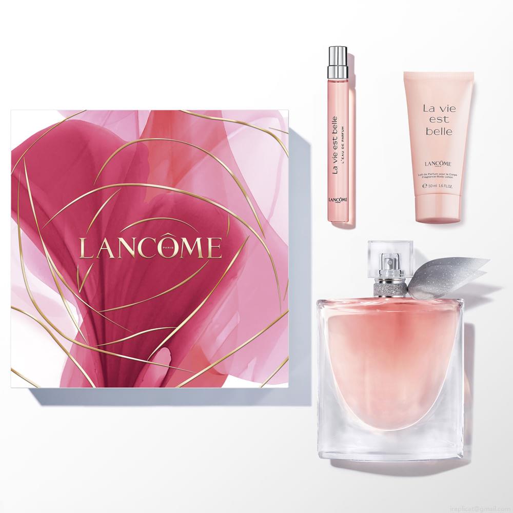 Kit Perfume Lancôme La Vi Est Belle Eau de Parfum Feminino 100 ml + Miniatura 10 ml + Loção 50 ml Kit Perfume Lancôme La Vi Est Belle Eau de Parfum Feminino 100 ml + Miniatura 10 ml + Loção 50 ml