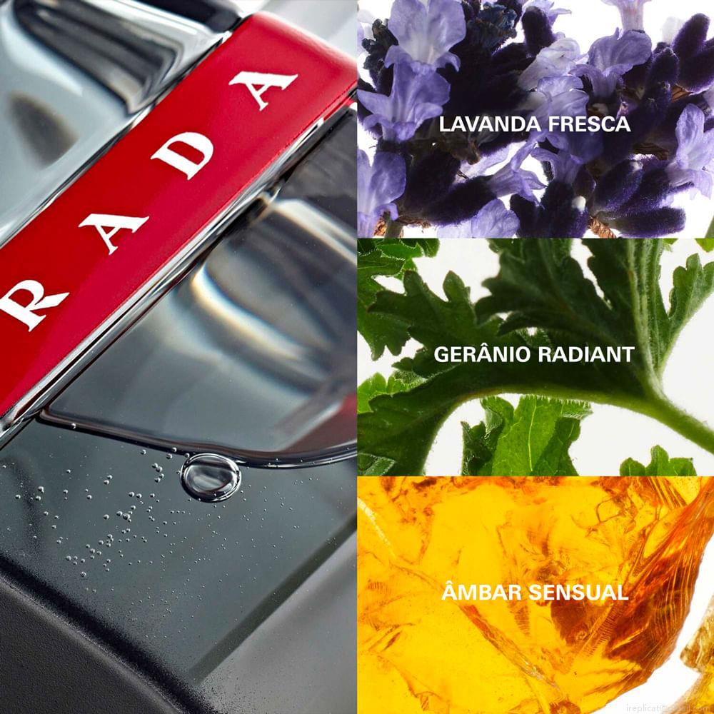Kit Perfume Prada Luna Rossa Carbon Eau de Toilette Masculino 100 ml + Miniatura 10 ml Kit Perfume Prada Luna Rossa Carbon Eau de Toilette Masculino 100 ml + Miniatura 10 ml