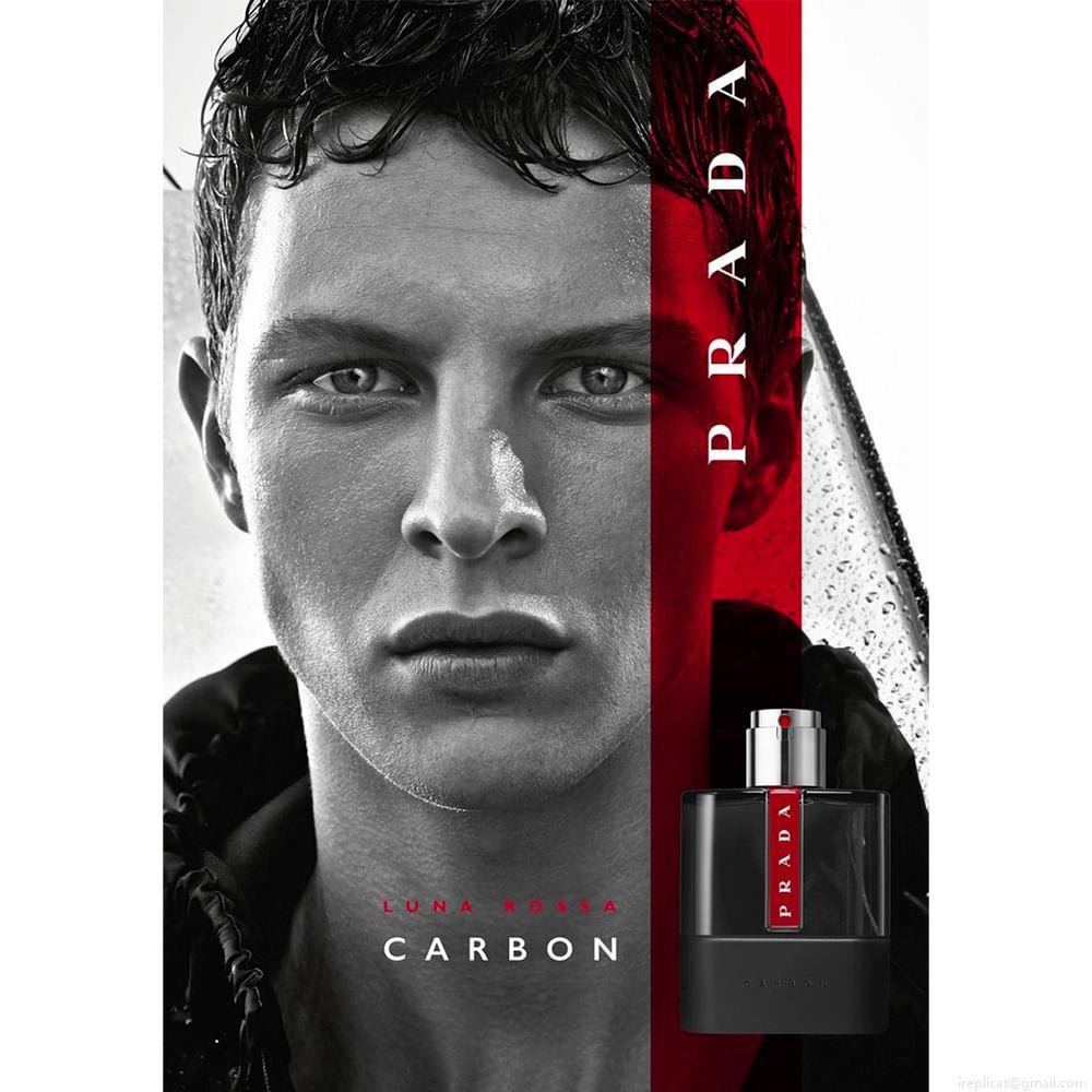 Kit Perfume Prada Luna Rossa Carbon Eau de Toilette Masculino 100 ml + Miniatura 10 ml Kit Perfume Prada Luna Rossa Carbon Eau de Toilette Masculino 100 ml + Miniatura 10 ml