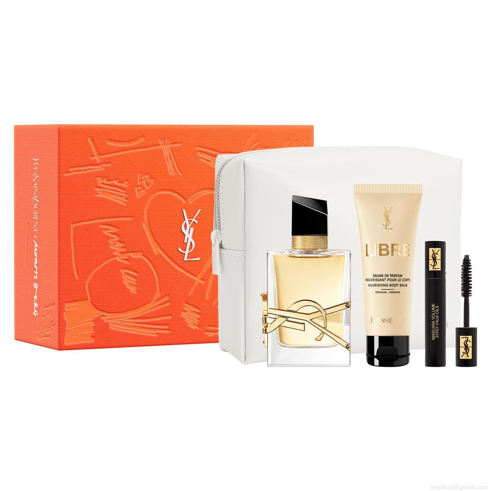 Kit Perfume Yves Saint Laurent Libre Eau de Parfum Feminino 90 ml + Máscara De Cílios + Loção 50 ml Kit Perfume Yves Saint Laurent Libre Eau de Parfum Feminino 90 ml + Máscara De Cílios + Loção 50 ml