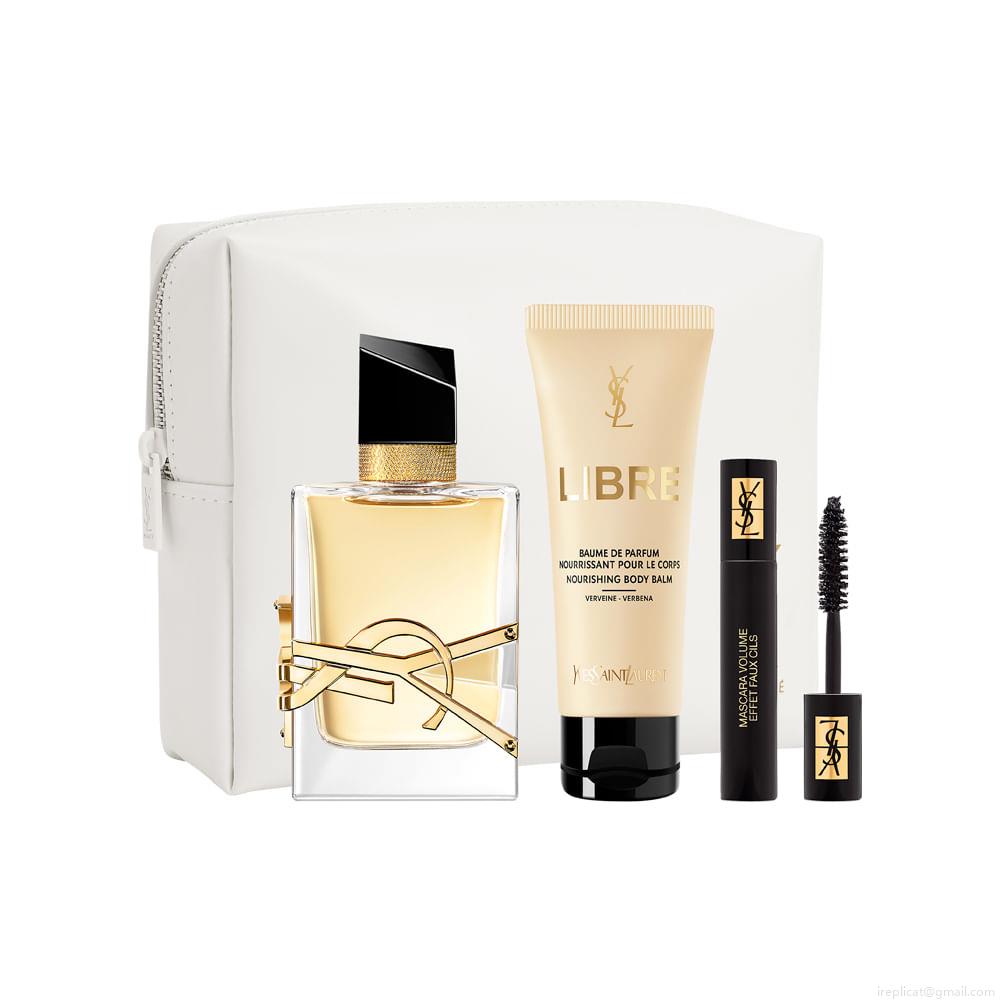Kit Perfume Yves Saint Laurent Libre Eau de Parfum Feminino 90 ml + Máscara De Cílios + Loção 50 ml Kit Perfume Yves Saint Laurent Libre Eau de Parfum Feminino 90 ml + Máscara De Cílios + Loção 50 ml