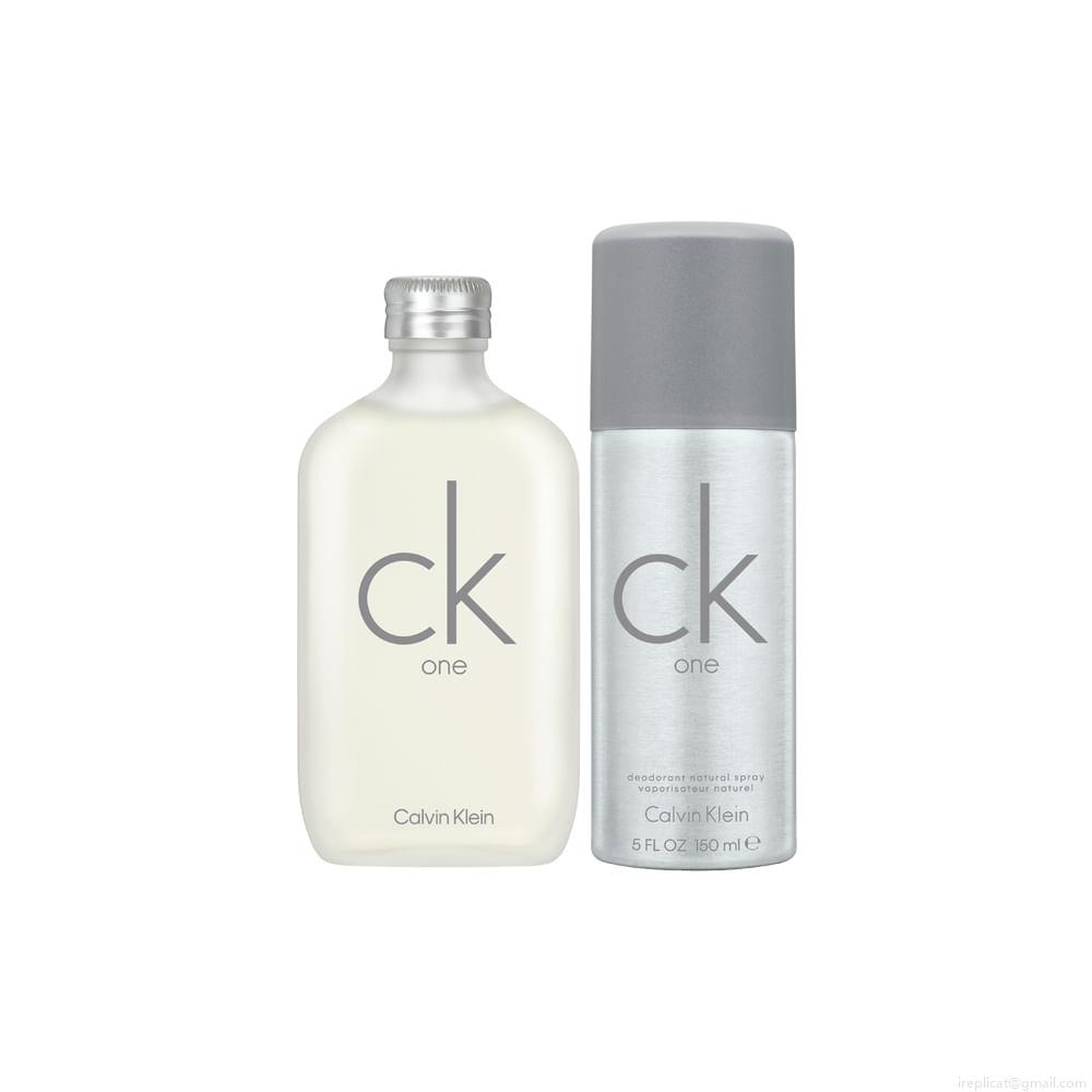 Kit Calvin Klein Ck One Edt Perfume Unissex 100 ml + Desodorante 150 ml Kit Calvin Klein Ck One Edt Perfume Unissex 100 ml + Desodorante 150 ml
