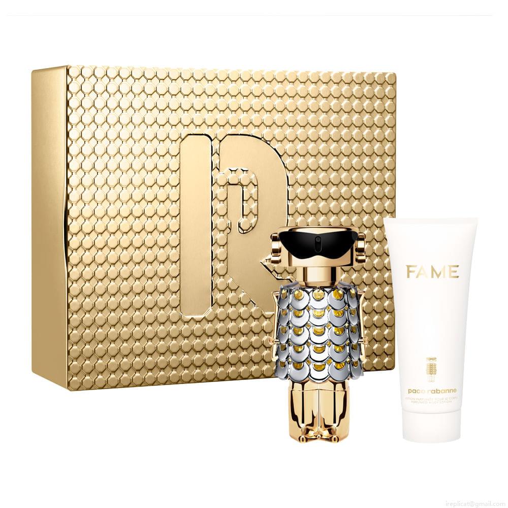 Kit Perfume Paco Rabanne Fame Feminino Eau de Parfum 80 ml + Creme Corporal 100 ml Kit Perfume Paco Rabanne Fame Feminino Eau de Parfum 80 ml + Creme Corporal 100 ml