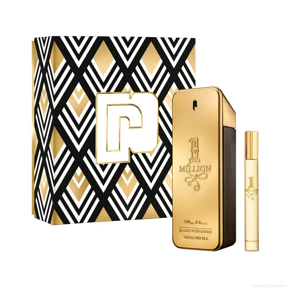 Kit Perfume Paco Rabanne 1 Million Masculino Eau de Toilette 200 ml + Miniatura 10 ml Kit Perfume Paco Rabanne 1 Million Masculino Eau de Toilette 200 ml + Miniatura 10 ml