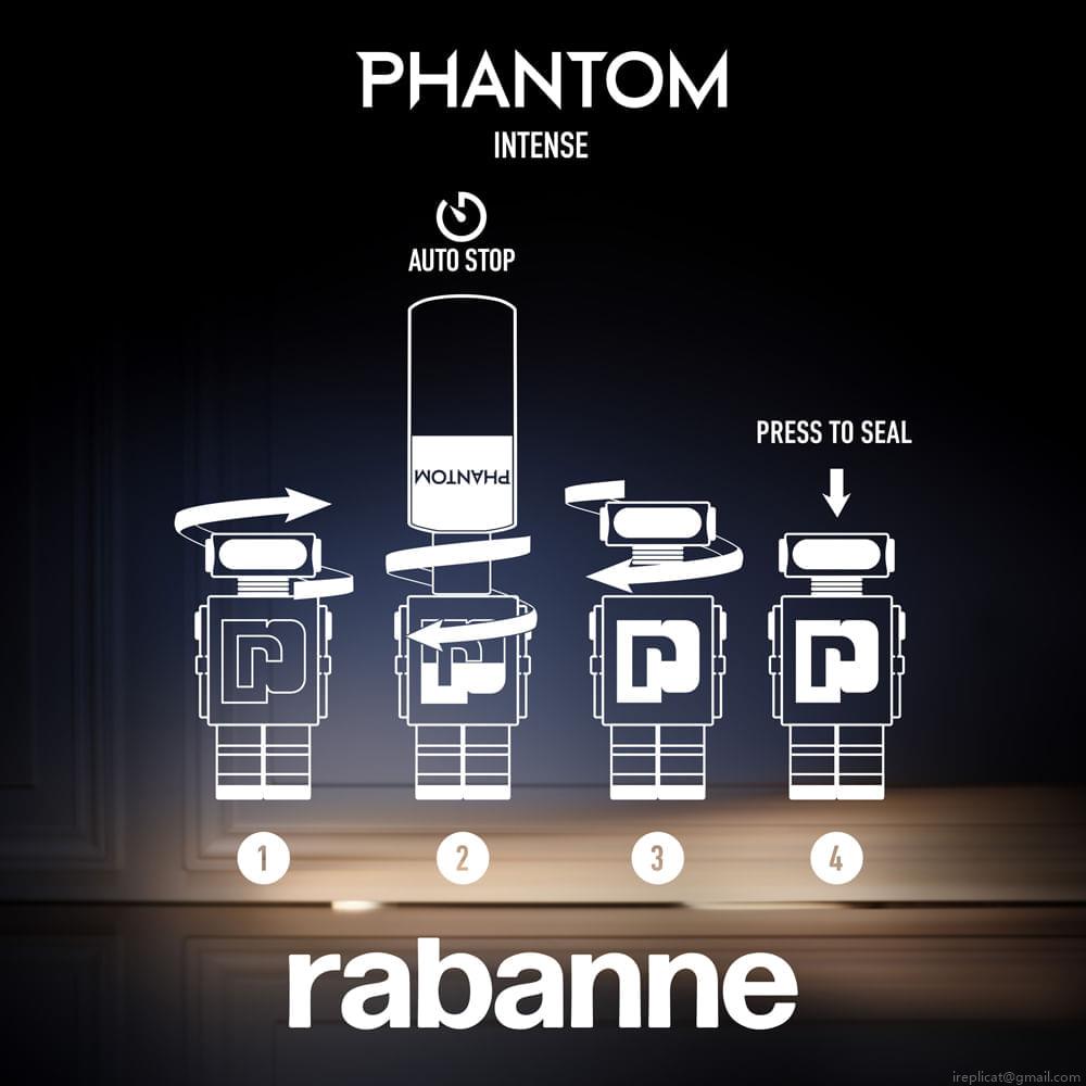 Perfume Paco Rabanne Phantom Intense Masculino Eau de Parfum 100 ml Perfume Paco Rabanne Phantom Intense Masculino Eau de Parfum 100 ml