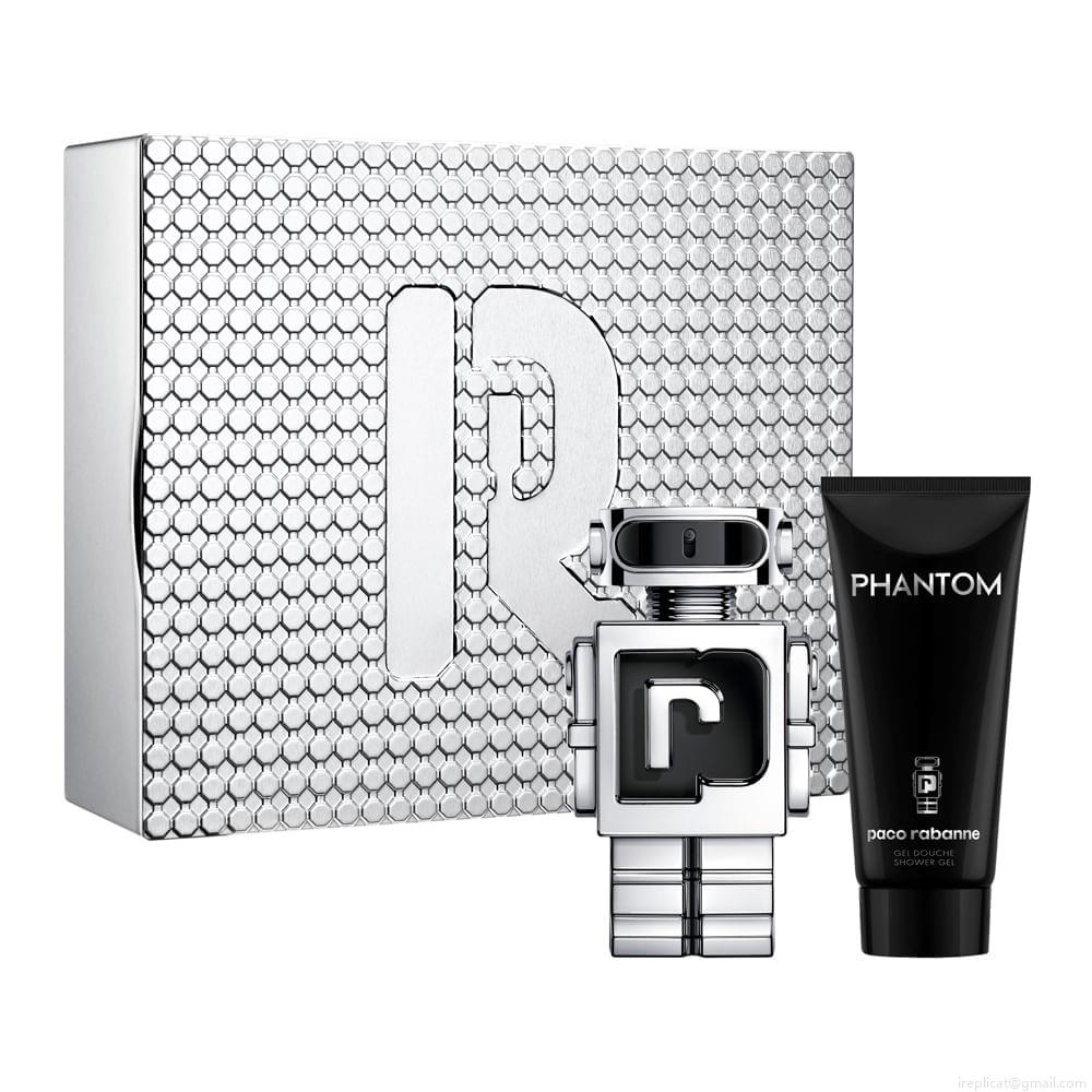 Kit Perfume Paco Rabanne Phantom Masculino Eau de Toilette 100 ml + Gel de Banho 100 ml Kit Perfume Paco Rabanne Phantom Masculino Eau de Toilette 100 ml + Gel de Banho 100 ml