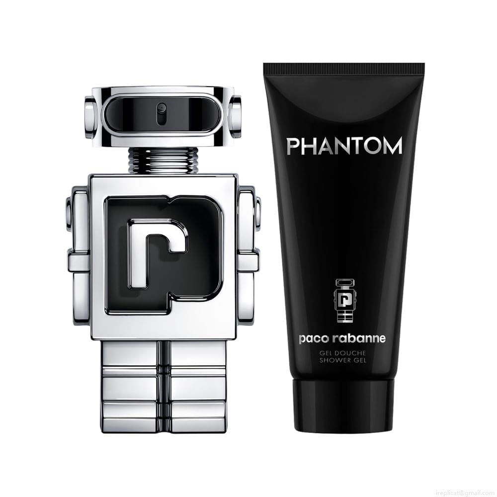 Kit Perfume Paco Rabanne Phantom Masculino Eau de Toilette 100 ml + Gel de Banho 100 ml Kit Perfume Paco Rabanne Phantom Masculino Eau de Toilette 100 ml + Gel de Banho 100 ml