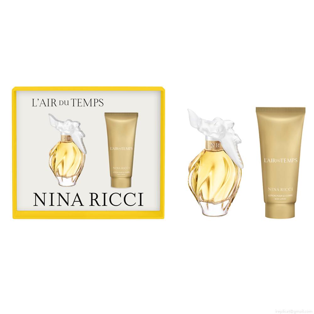 Kit Perfume Nina Ricci L'air Du Temps Feminino Eau de Toilette 50 ml + Creme Corporal 75 ml Kit Perfume Nina Ricci L'air Du Temps Feminino Eau de Toilette 50 ml + Creme Corporal 75 ml