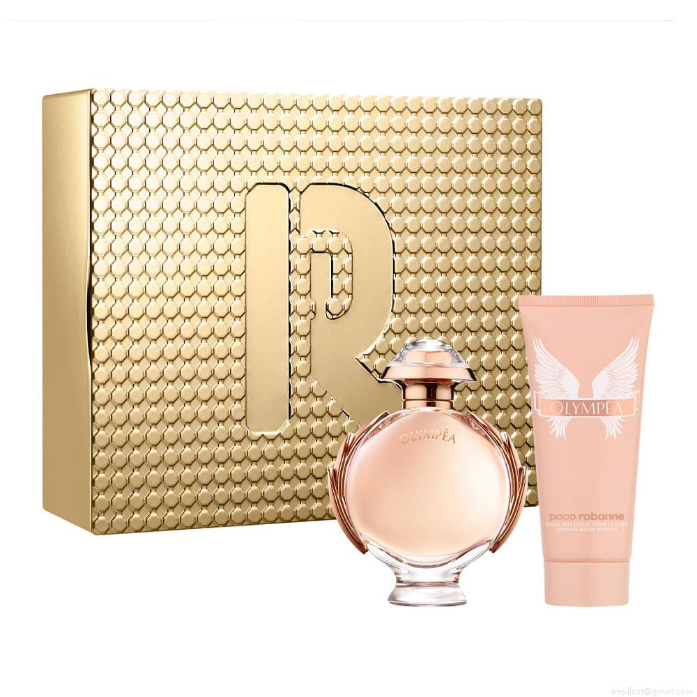 Kit Perfume Paco Rabanne Olympéa Feminino Eau de Parfum 80 ml + Creme Corporal 100 ml Kit Perfume Paco Rabanne Olympéa Feminino Eau de Parfum 80 ml + Creme Corporal 100 ml