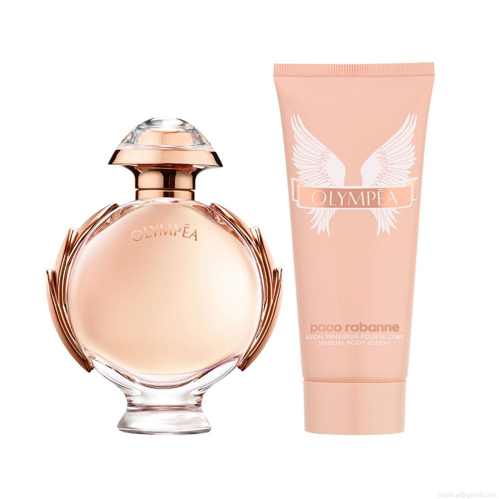 Kit Perfume Paco Rabanne Olympéa Feminino Eau de Parfum 80 ml + Creme Corporal 100 ml Kit Perfume Paco Rabanne Olympéa Feminino Eau de Parfum 80 ml + Creme Corporal 100 ml