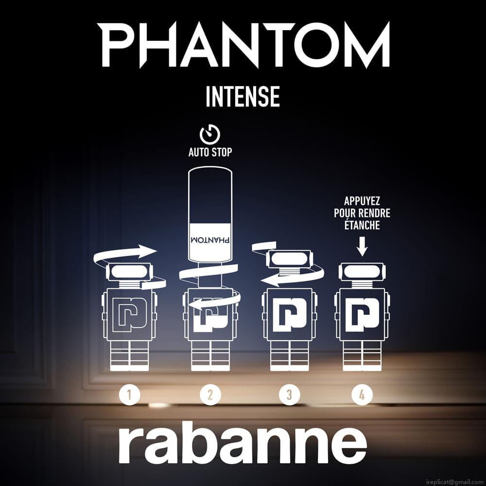 Perfume Paco Rabanne Phantom Intense Masculino Eau de Parfum Refil 200 ml Perfume Paco Rabanne Phantom Intense Masculino Eau de Parfum Refil 200 ml