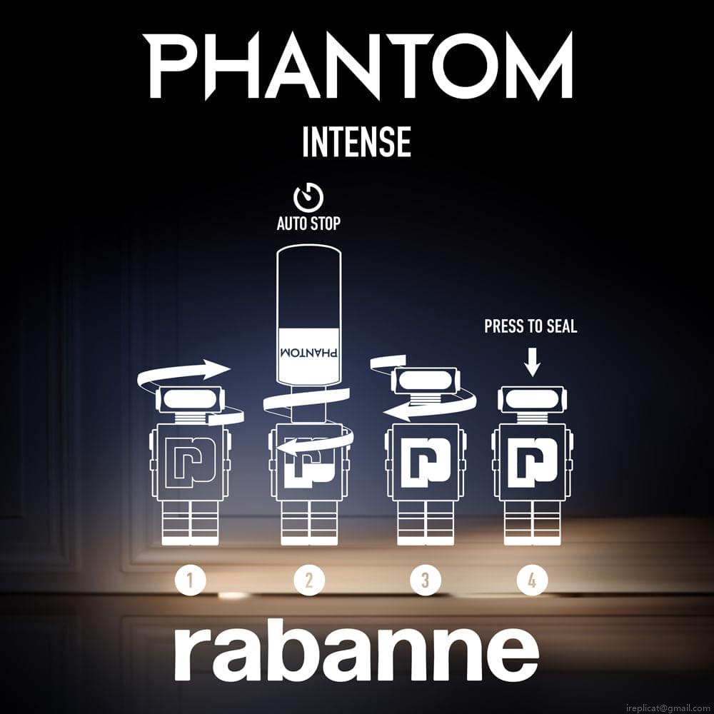 Perfume Paco Rabanne Phantom Intense Masculino Eau de Parfum Refil 200 ml Perfume Paco Rabanne Phantom Intense Masculino Eau de Parfum Refil 200 ml