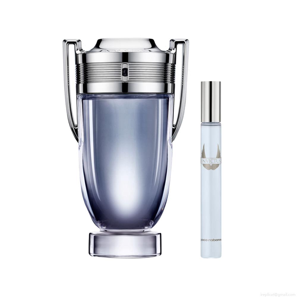 Kit Perfume Paco Rabanne Invictus Masculino Eau de Toilette 200 ml + Miniatura 10 ml Kit Perfume Paco Rabanne Invictus Masculino Eau de Toilette 200 ml + Miniatura 10 ml
