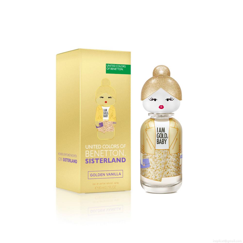 Perfume United Colors Of Benetton Sisterland Golden Vanilla Feminino Eau de Parfum 80 ml Perfume United Colors Of Benetton Sisterland Golden Vanilla Feminino Eau de Parfum 80 ml