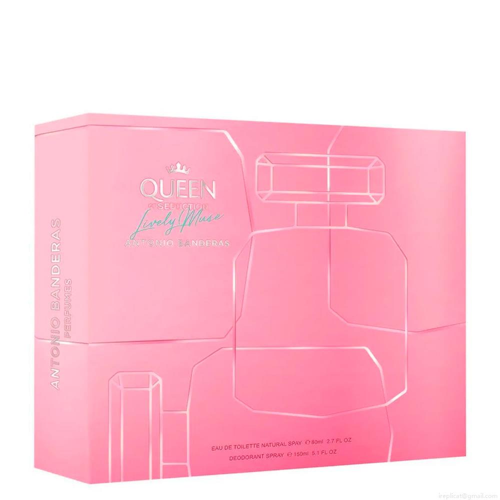 Kit Perfume Banderas Queen Of Seduction Lively Muse Feminino Eau de Toilette 80 ml + Desodorante Spray 150 ml Kit Perfume Banderas Queen Of Seduction Lively Muse Feminino Eau de Toilette 80 ml + Desodorante Spray 150 ml