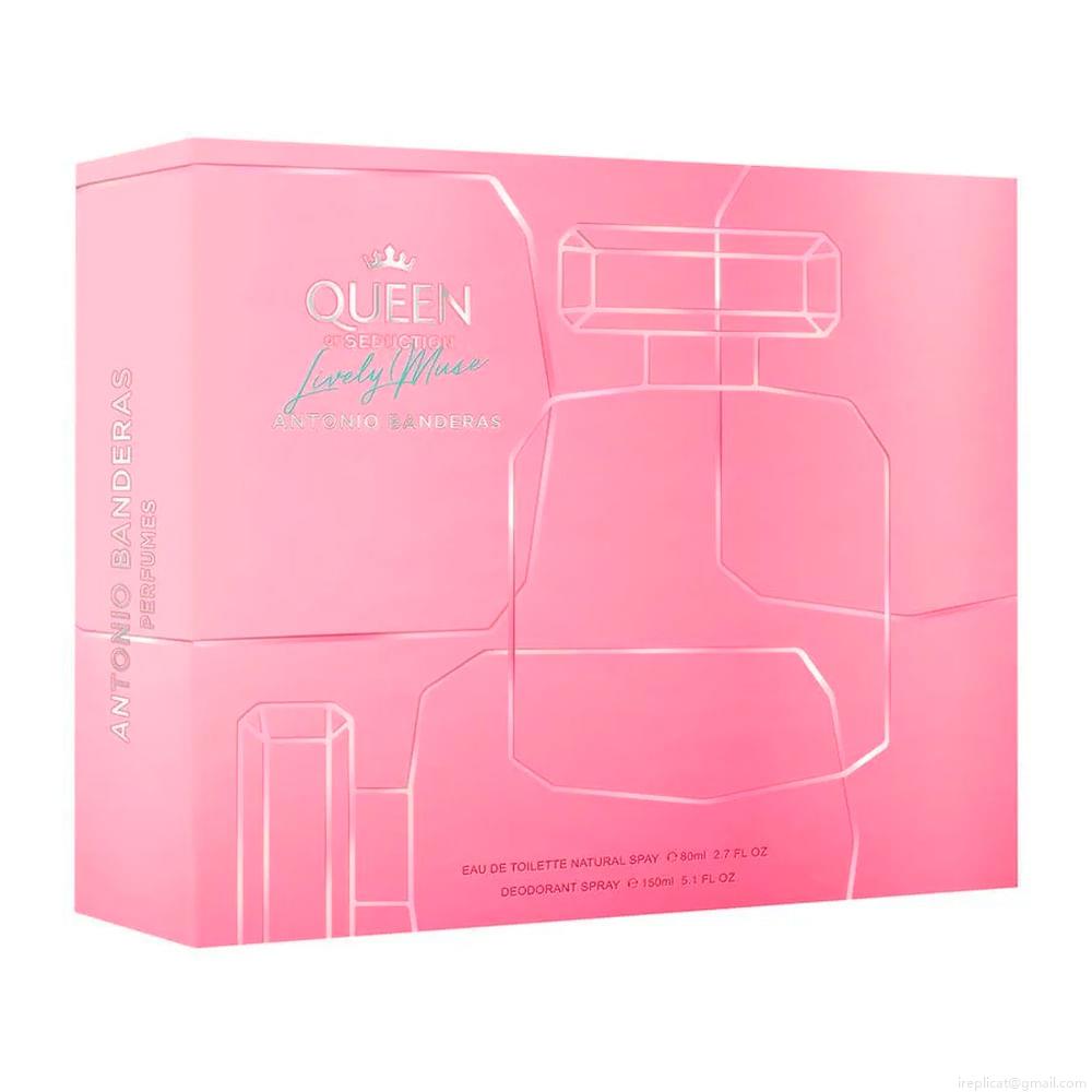 Kit Perfume Banderas Queen Of Seduction Lively Muse Feminino Eau de Toilette 80 ml + Desodorante Spray 150 ml Kit Perfume Banderas Queen Of Seduction Lively Muse Feminino Eau de Toilette 80 ml + Desodorante Spray 150 ml