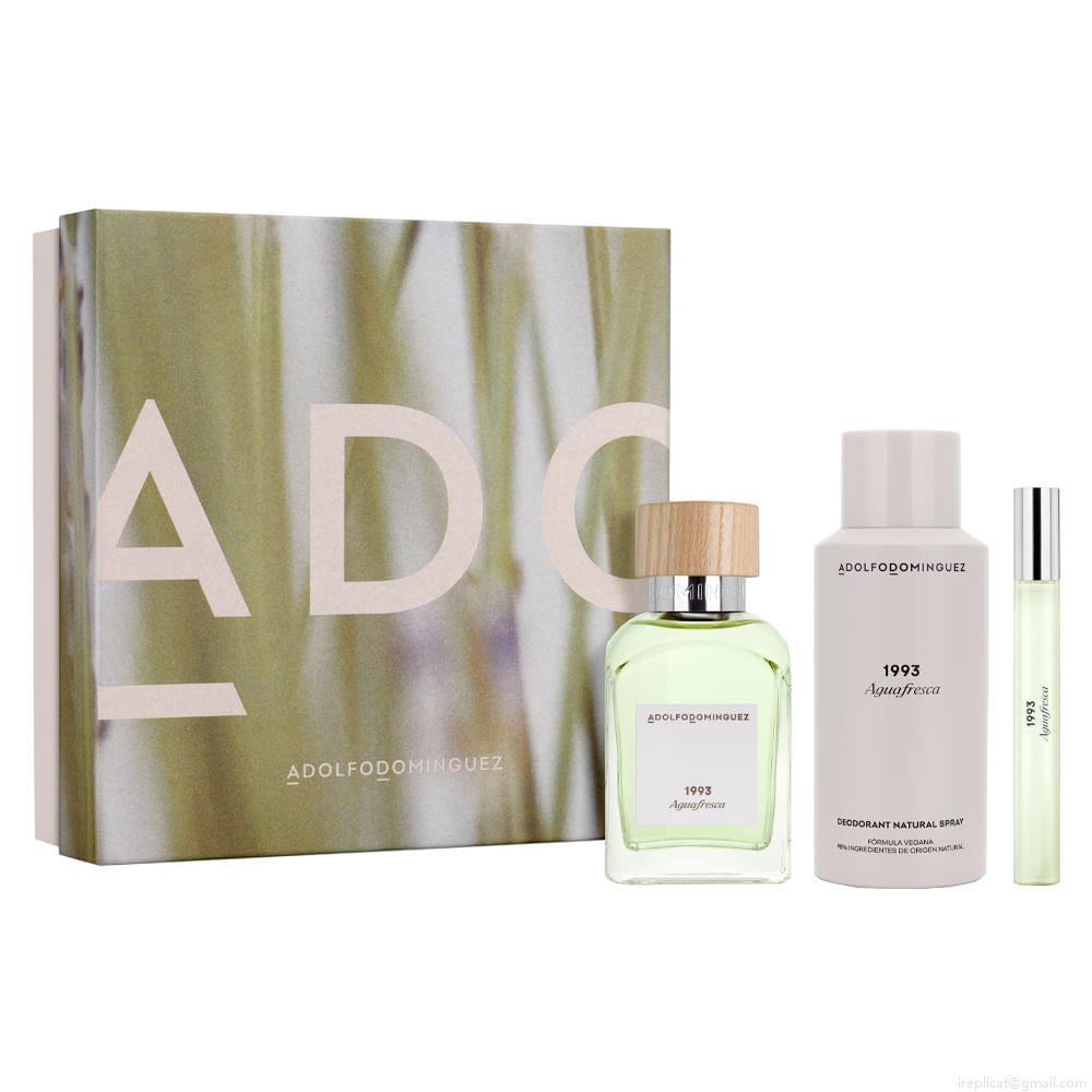 Kit Perfume Adolfo DominguezAgua Fresca Masculino Eau de Toilette 120 ml + Desodorante 150 ml + Miniatura 10 ml Kit Perfume Adolfo DominguezAgua Fresca Masculino Eau de Toilette 120 ml + Desodorante 150 ml + Miniatura 10 ml