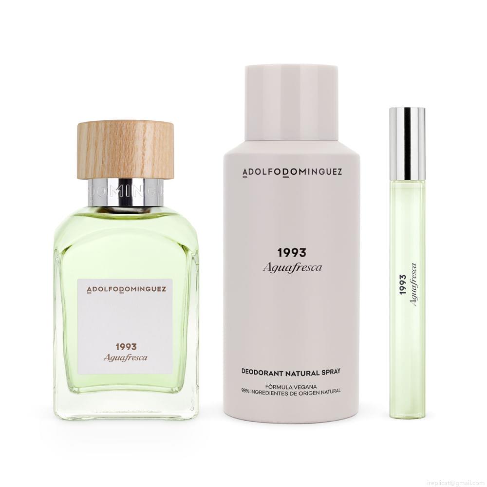 Kit Perfume Adolfo DominguezAgua Fresca Masculino Eau de Toilette 120 ml + Desodorante 150 ml + Miniatura 10 ml Kit Perfume Adolfo DominguezAgua Fresca Masculino Eau de Toilette 120 ml + Desodorante 150 ml + Miniatura 10 ml