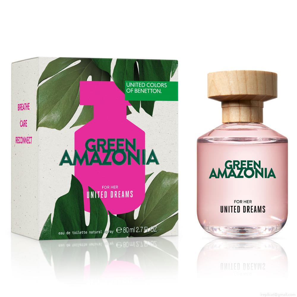 Perfume United Colors Of Benetton Dreams Green Amazônia Feminino Eau de Toilette 80 ml Perfume United Colors Of Benetton Dreams Green Amazônia Feminino Eau de Toilette 80 ml