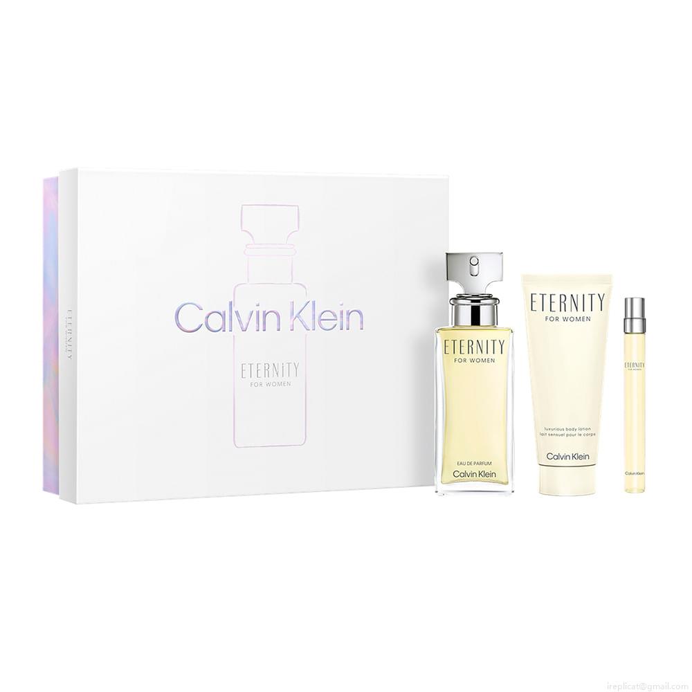 Kit Perfume Calvin Klein Ck Eternity For Women Eau de Parfum Feminino 100 ml + Loção 100 ml + Miniatura 10ml Kit Perfume Calvin Klein Ck Eternity For Women Eau de Parfum Feminino 100 ml + Loção 100 ml + Miniatura 10ml