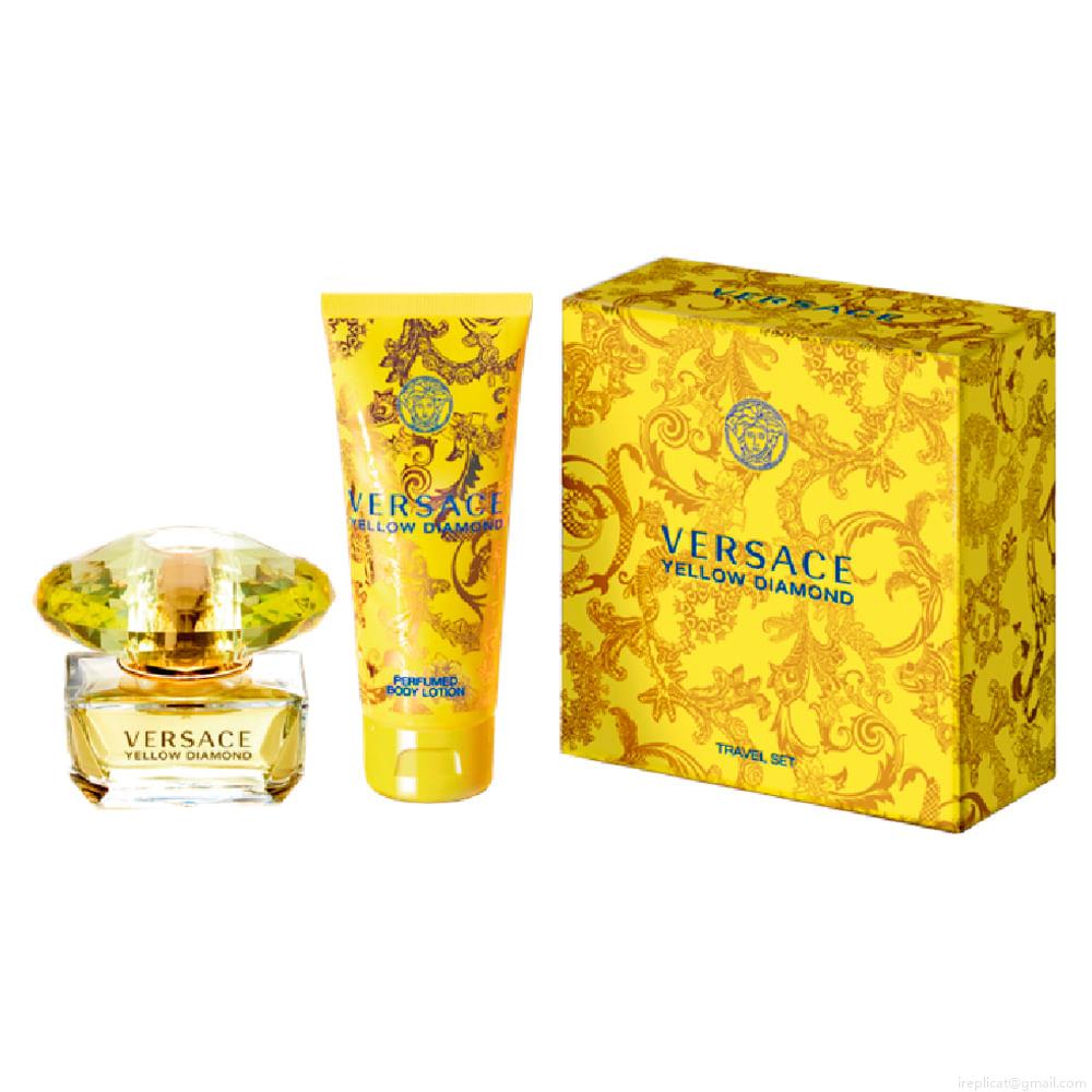 Kit Perfume Versace Yellow Diamond Wom Eau de Parfum Feminino 50 ml + Loção Corporal 50 ml Kit Perfume Versace Yellow Diamond Wom Eau de Parfum Feminino 50 ml + Loção Corporal 50 ml