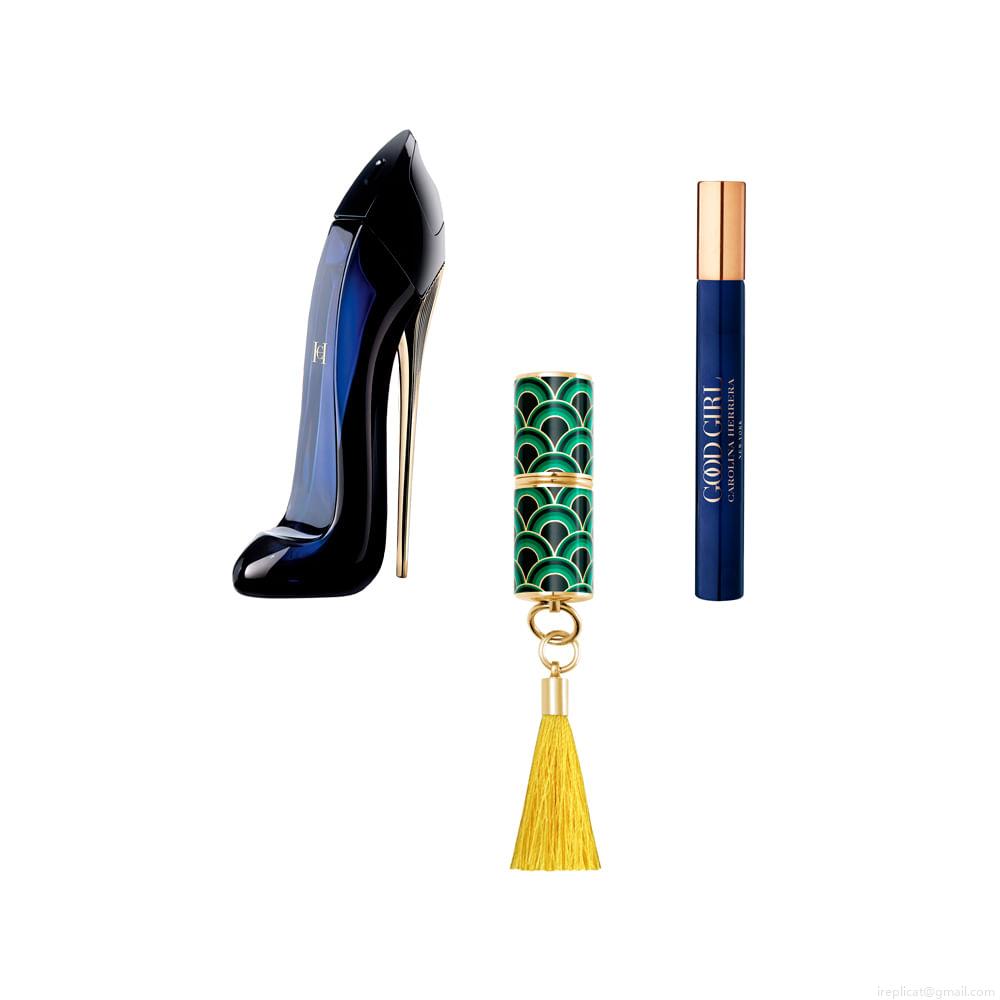 Kit Perfume Carolina Herrera Good Girl Eau de Parfum Feminino 80 ml + Miniatura 10 ml + Fabulous Kiss The Lipstick Blur Matte 74 Kit Perfume Carolina Herrera Good Girl Eau de Parfum Feminino 80 ml + Miniatura 10 ml + Fabulous Kiss The Lipstick Blur Matte 74