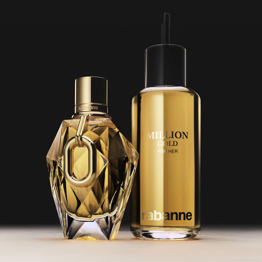 Perfume Paco Rabanne Million Gold For Her Eau de Parfum Feminino 200 ml Refil Perfume Paco Rabanne Million Gold For Her Eau de Parfum Feminino 200 ml Refil