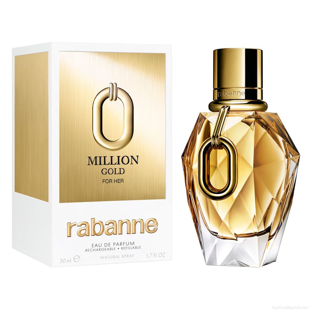 Perfume Paco Rabanne Million Gold For Her Eau de Parfum Feminino 50 ml Perfume Paco Rabanne Million Gold For Her Eau de Parfum Feminino 50 ml