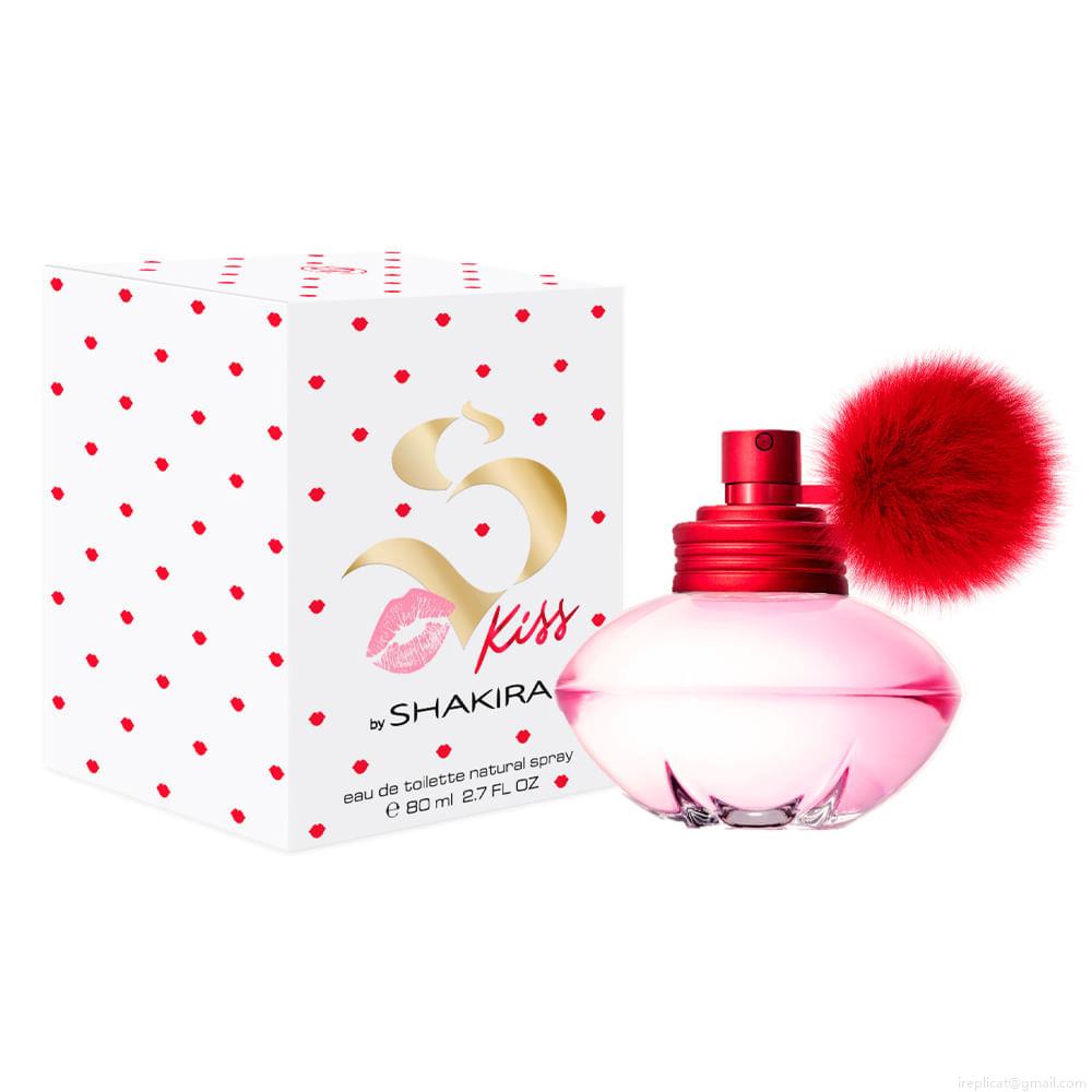 Perfume Shakira S By Shakira Kiss Eau de Toilette Feminino 80 ml Perfume Shakira S By Shakira Kiss Eau de Toilette Feminino 80 ml
