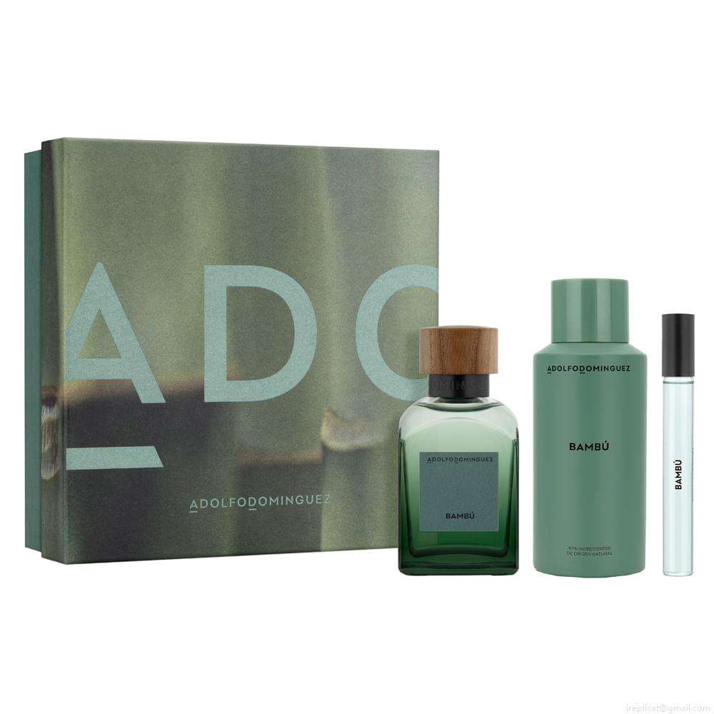 Kit Perfume Adolfo Dominguez Bambú Eau de Parfum Masculino 120 ml + Desodorante 150 ml + Miniatura 10 ml Kit Perfume Adolfo Dominguez Bambú Eau de Parfum Masculino 120 ml + Desodorante 150 ml + Miniatura 10 ml