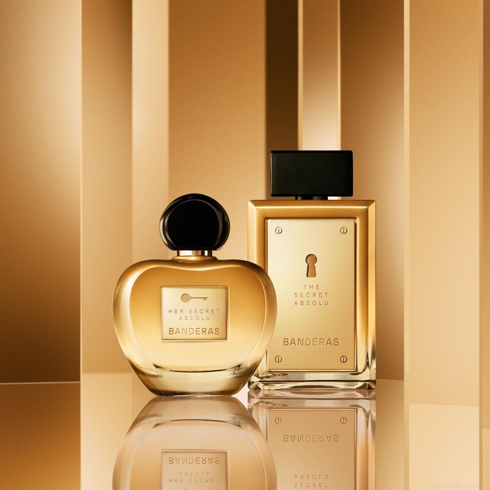Kit Perfume Banderas Her Secret Absolu Eau de Parfum Feminino 80 ml + Desodorante Spray 150 ml Kit Perfume Banderas Her Secret Absolu Eau de Parfum Feminino 80 ml + Desodorante Spray 150 ml