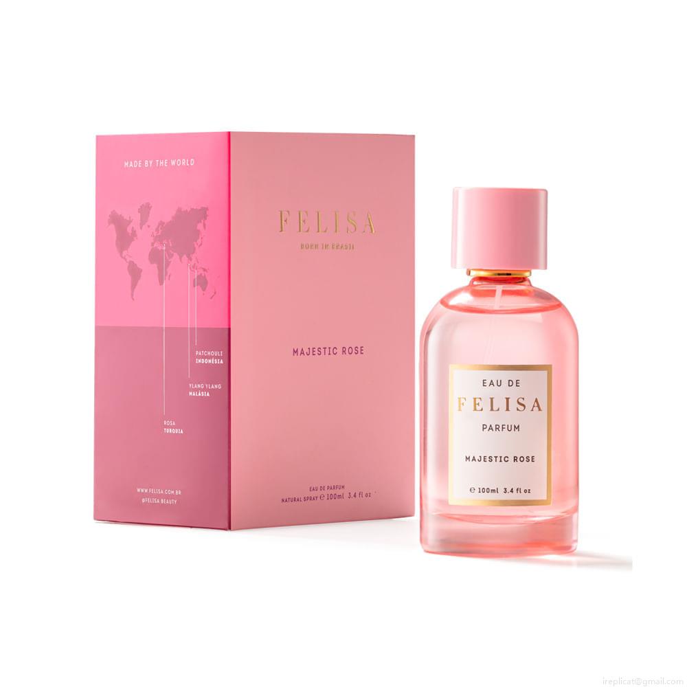 Perfume Felisa Majestic Rose Eau de Parfum Feminino 100 ml Perfume Felisa Majestic Rose Eau de Parfum Feminino 100 ml