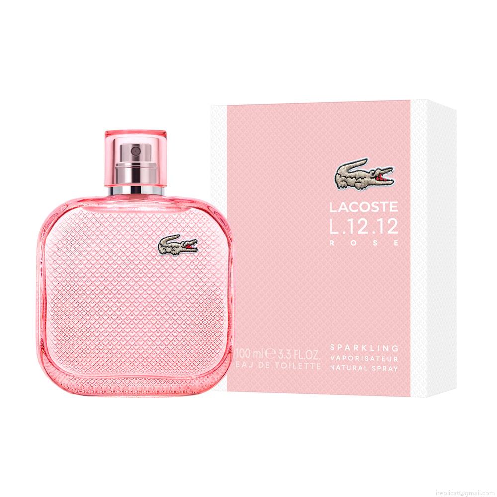 Perfume Lacoste Rose Sparkling L.12.12 Eau de Toilette Feminino 100 ml Perfume Lacoste Rose Sparkling L.12.12 Eau de Toilette Feminino 100 ml