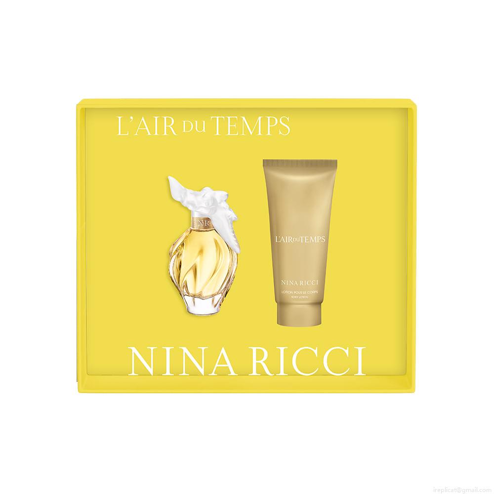 Kit Perfume Nina Ricci L'Air du Temps Feminino Eau de Toilette 50 ml + Loção Corporal 75 ml Kit Perfume Nina Ricci L'Air du Temps Feminino Eau de Toilette 50 ml + Loção Corporal 75 ml