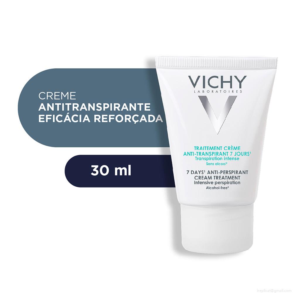 Desodorante em Creme Antitranspirante Vichy 7 Days Unissex 30 ml Desodorante em Creme Antitranspirante Vichy 7 Days Unissex 30 ml