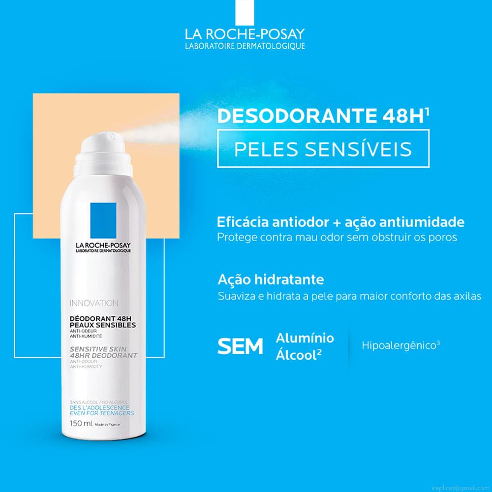 Desodorante Aerosol Antitranspirante La Roche-Posay para Peles Sensíveis Unissex 150 ml Desodorante Aerosol Antitranspirante La Roche-Posay para Peles Sensíveis Unissex 150 ml