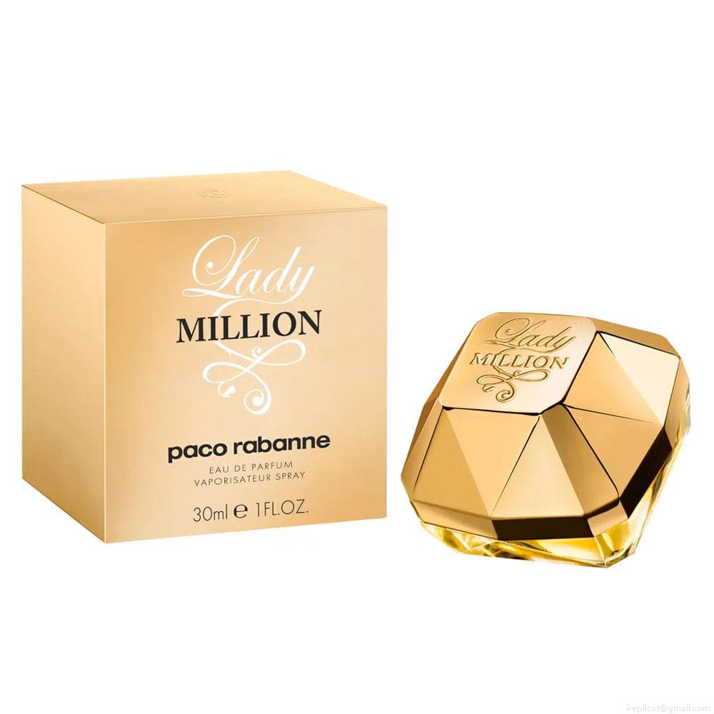 Perfume Paco Rabanne Lady Million Feminino Eau de Parfum 30 ml Perfume Paco Rabanne Lady Million Feminino Eau de Parfum 30 ml