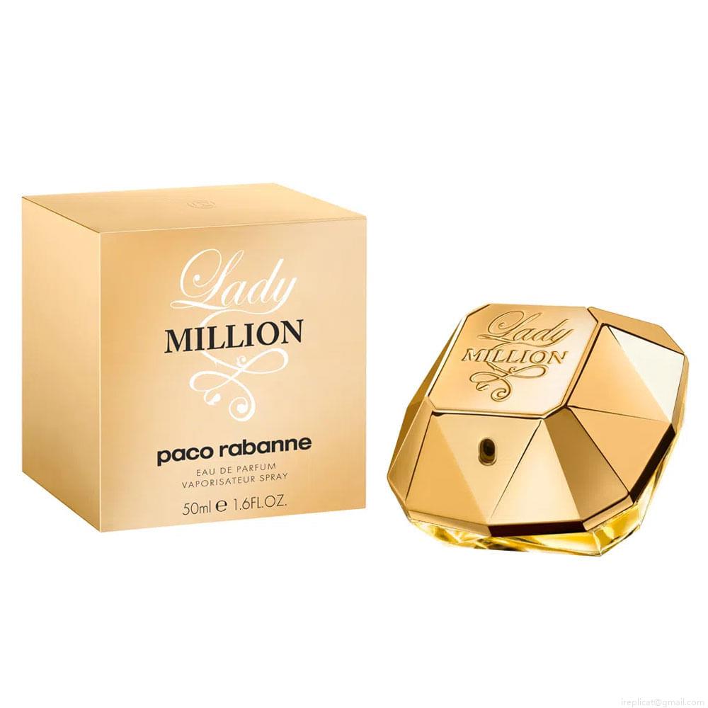 Perfume Paco Rabanne Lady Million Feminino Eau de Parfum 50 ml Perfume Paco Rabanne Lady Million Feminino Eau de Parfum 50 ml