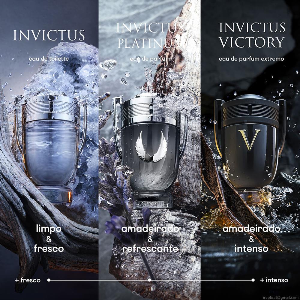 Perfume Paco Rabanne Invictus Platinum Masculino Eau de Parfum 100 ml Perfume Paco Rabanne Invictus Platinum Masculino Eau de Parfum 100 ml