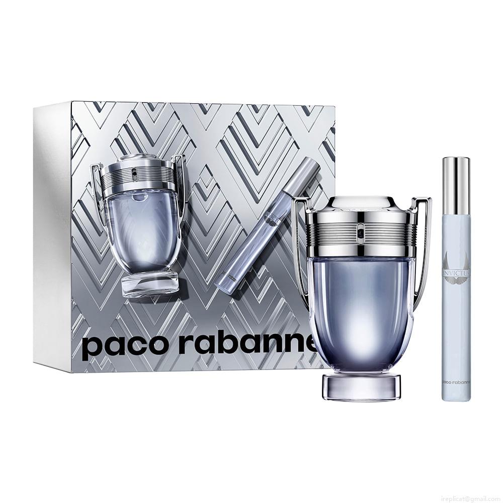 Kit Perfume Paco Rabanne Invictus Eau de Toilette Masculino 50 ml + Miniatura 10 ml Kit Perfume Paco Rabanne Invictus Eau de Toilette Masculino 50 ml + Miniatura 10 ml