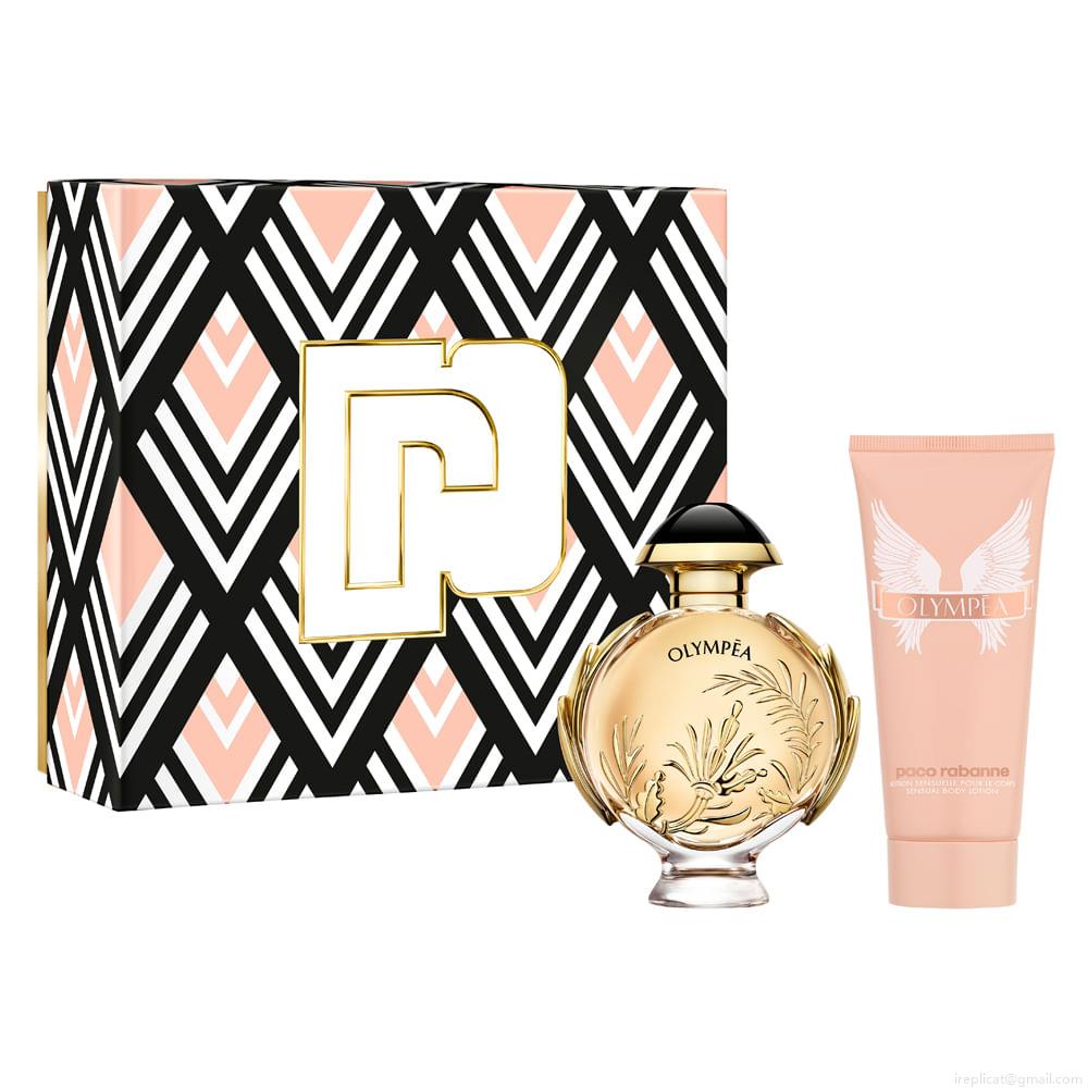 Kit Perfume Paco Rabanne Olympéa Solar Intense Feminino Eau de Parfum 80 ml + Creme Corporal 100 ml Kit Perfume Paco Rabanne Olympéa Solar Intense Feminino Eau de Parfum 80 ml + Creme Corporal 100 ml