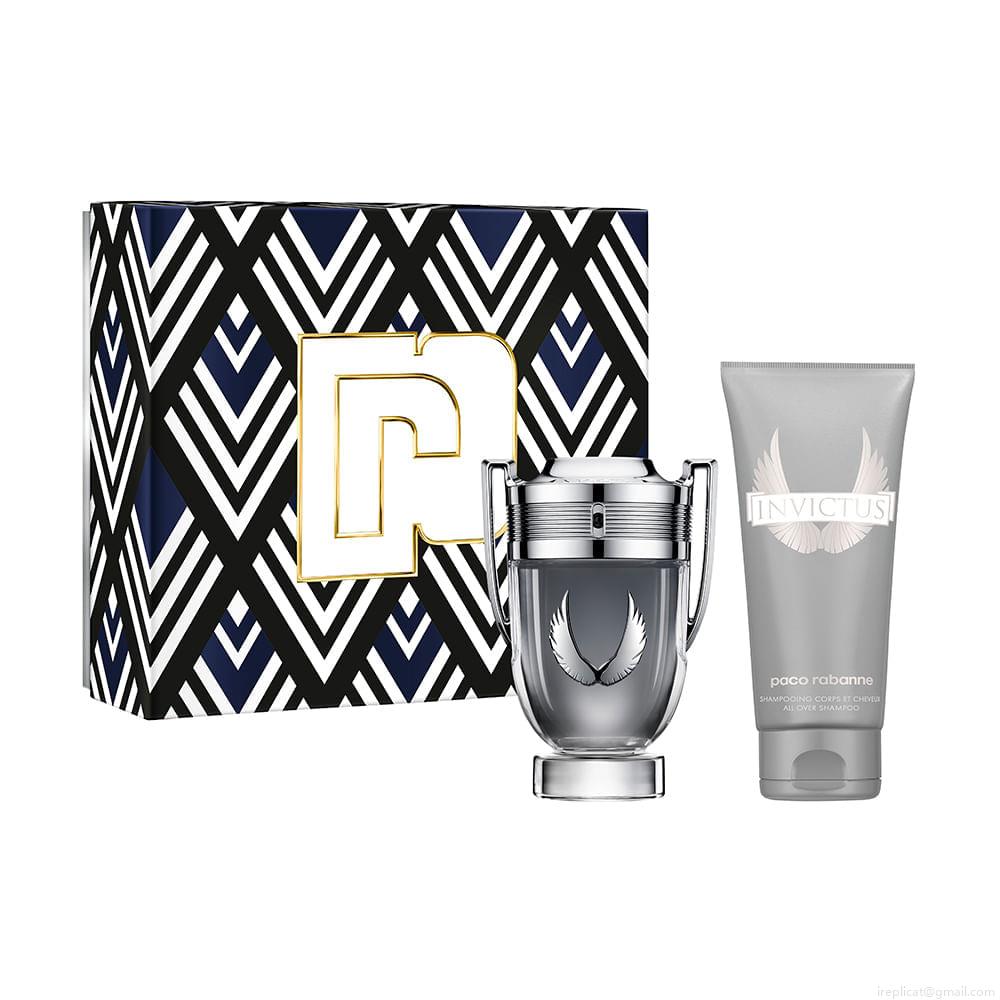 Kit Perfume Paco Rabanne Invictus Platinum Masculino Eau de Parfum 100 ml + Shampoo Corporal 100 ml Kit Perfume Paco Rabanne Invictus Platinum Masculino Eau de Parfum 100 ml + Shampoo Corporal 100 ml